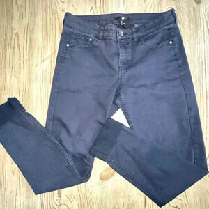 Black skinny jeans size 8